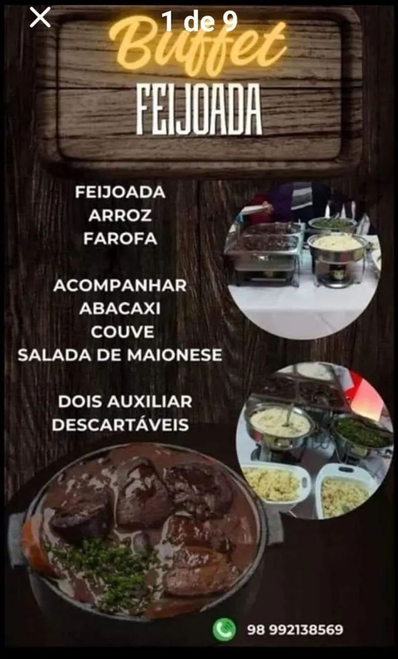 Buffet de feijoada completo 