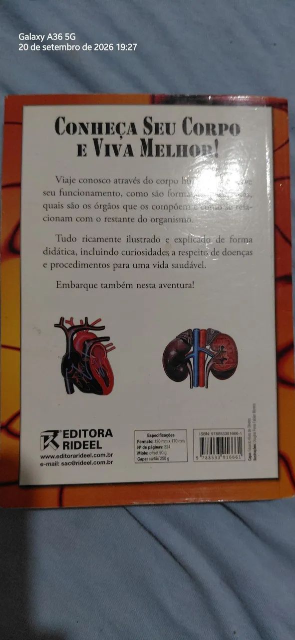 Atlas Visual Compacto do Corpo Humano - Editora Rideel - 2ª Edição - Foto 3