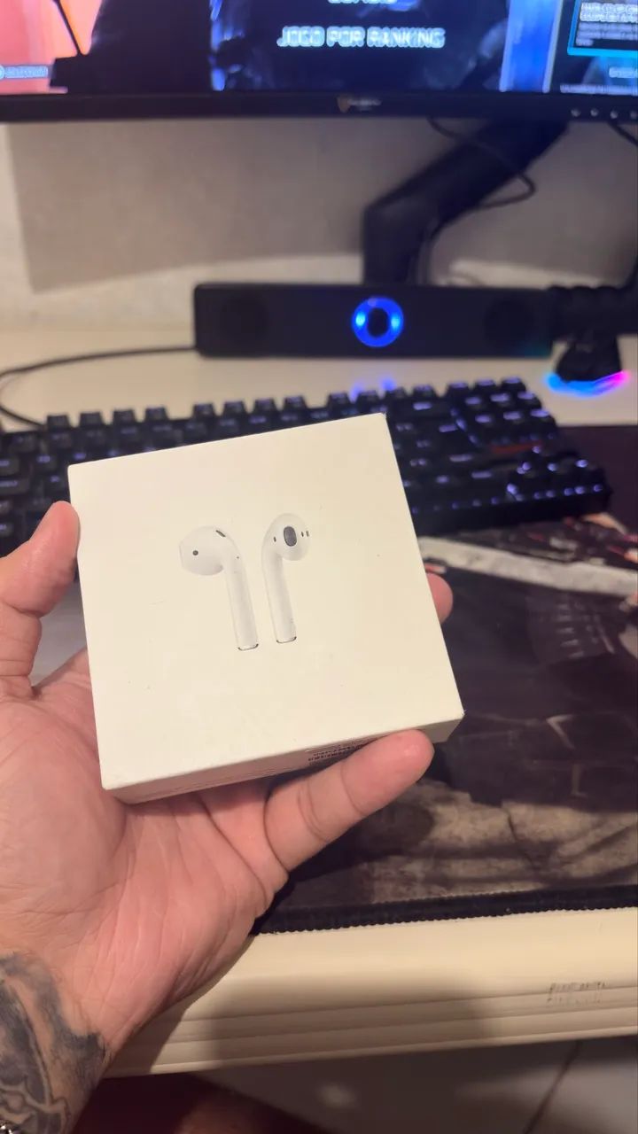 Apple AirPods 2ª Geração Original + Caixa - Excelente Estado - Foto 5