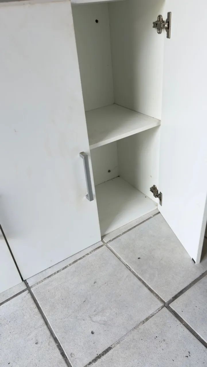 Armário Multiuso Branco 1,20 x 0,80 m com Prateleiras - Foto 3