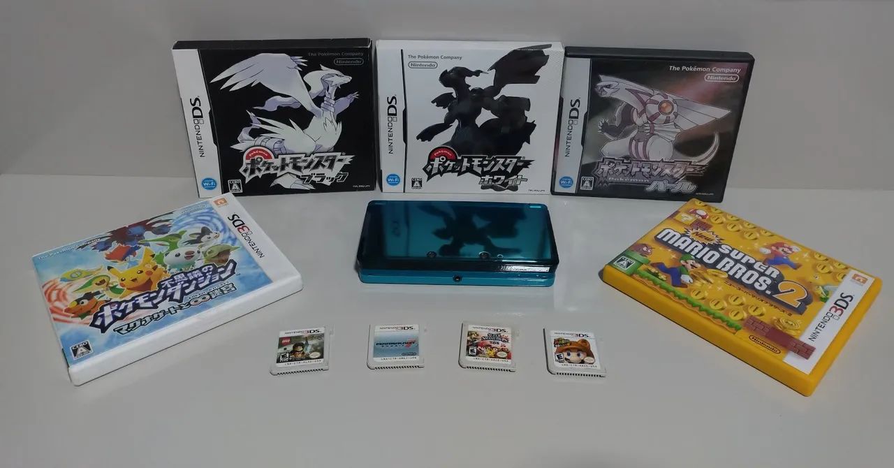 Nintendo 3ds + 9 Jogos Originais - Consoles de Vídeo Game - Vale