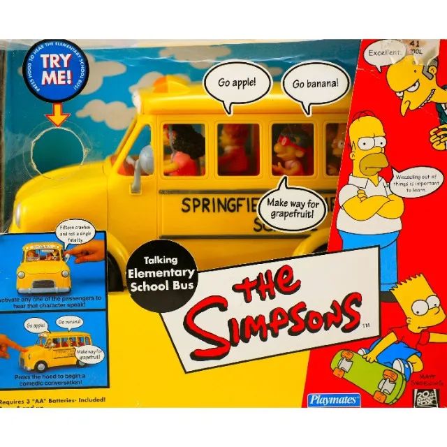 The Simpsons - Ônibus Escolar com som! (Playmates) - Foto 2