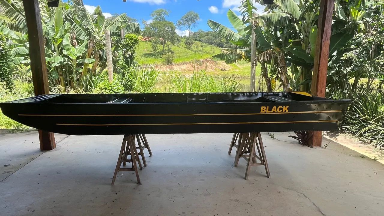 Barco de Alumínio 4,20m Cara Chata - Excelente Estado