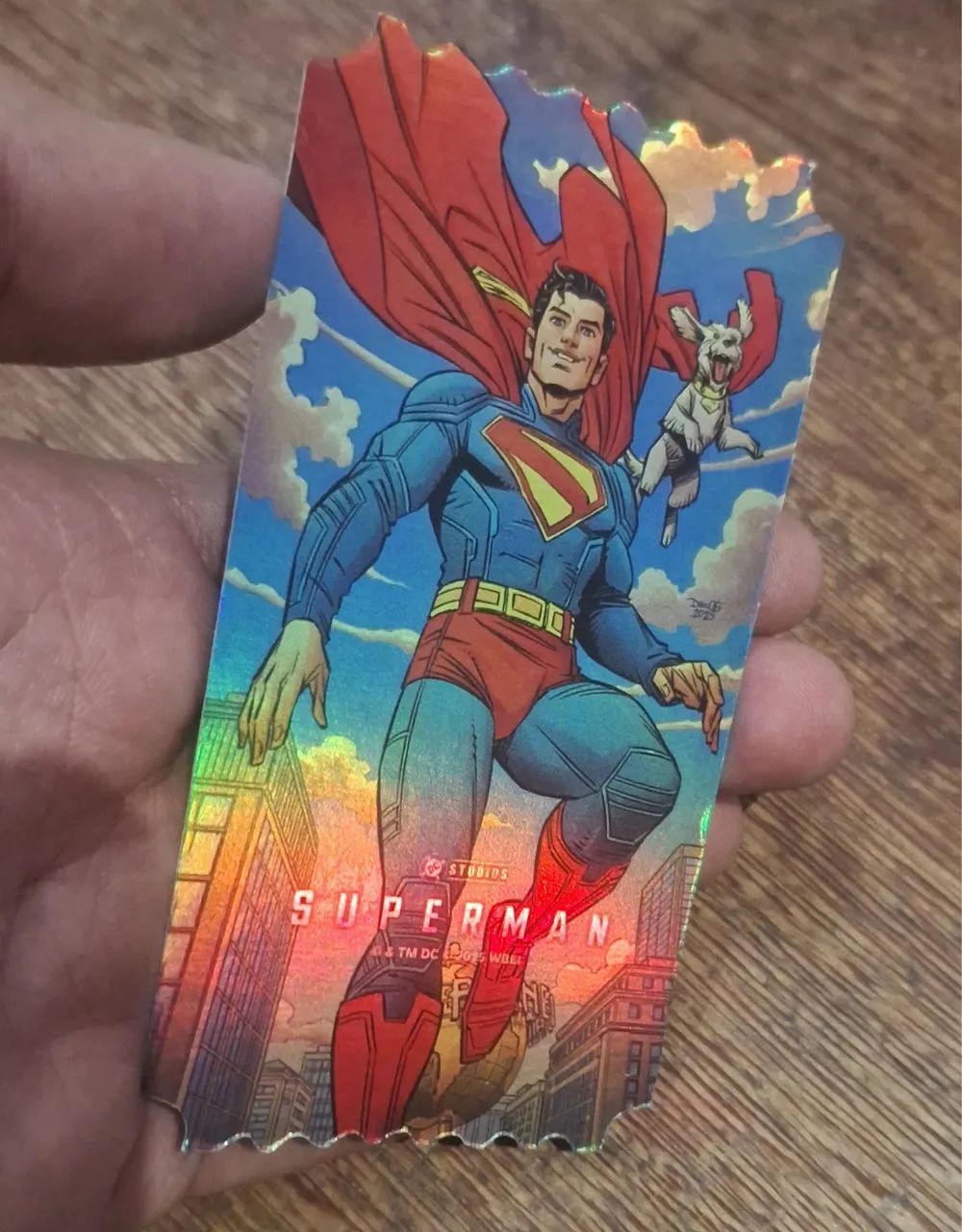 Copo led + card cromado de Superman - Cinemark - Foto 2