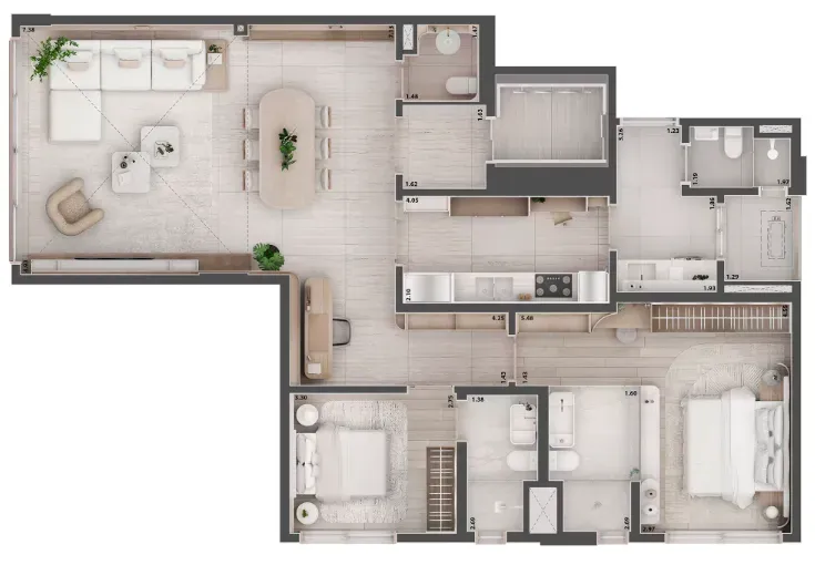 PLANTA 120m²