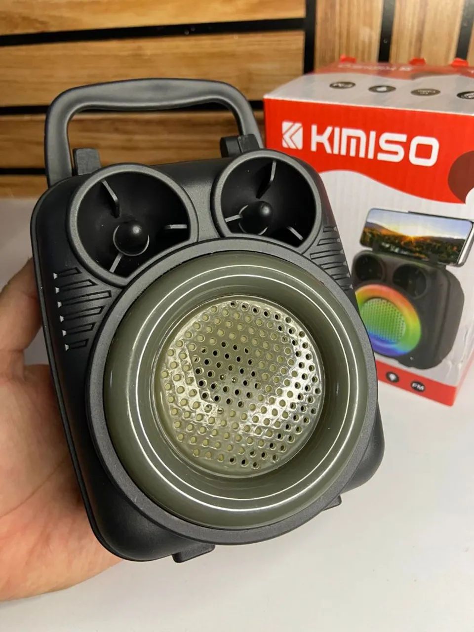 MINI CAIXA DE SOM KIMISO KMS-1188L - Foto 4