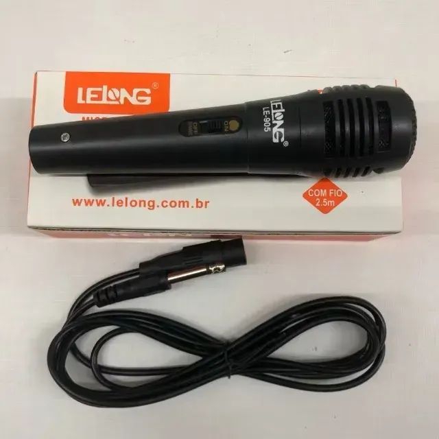 Microfone com Fio Lelong LE-905