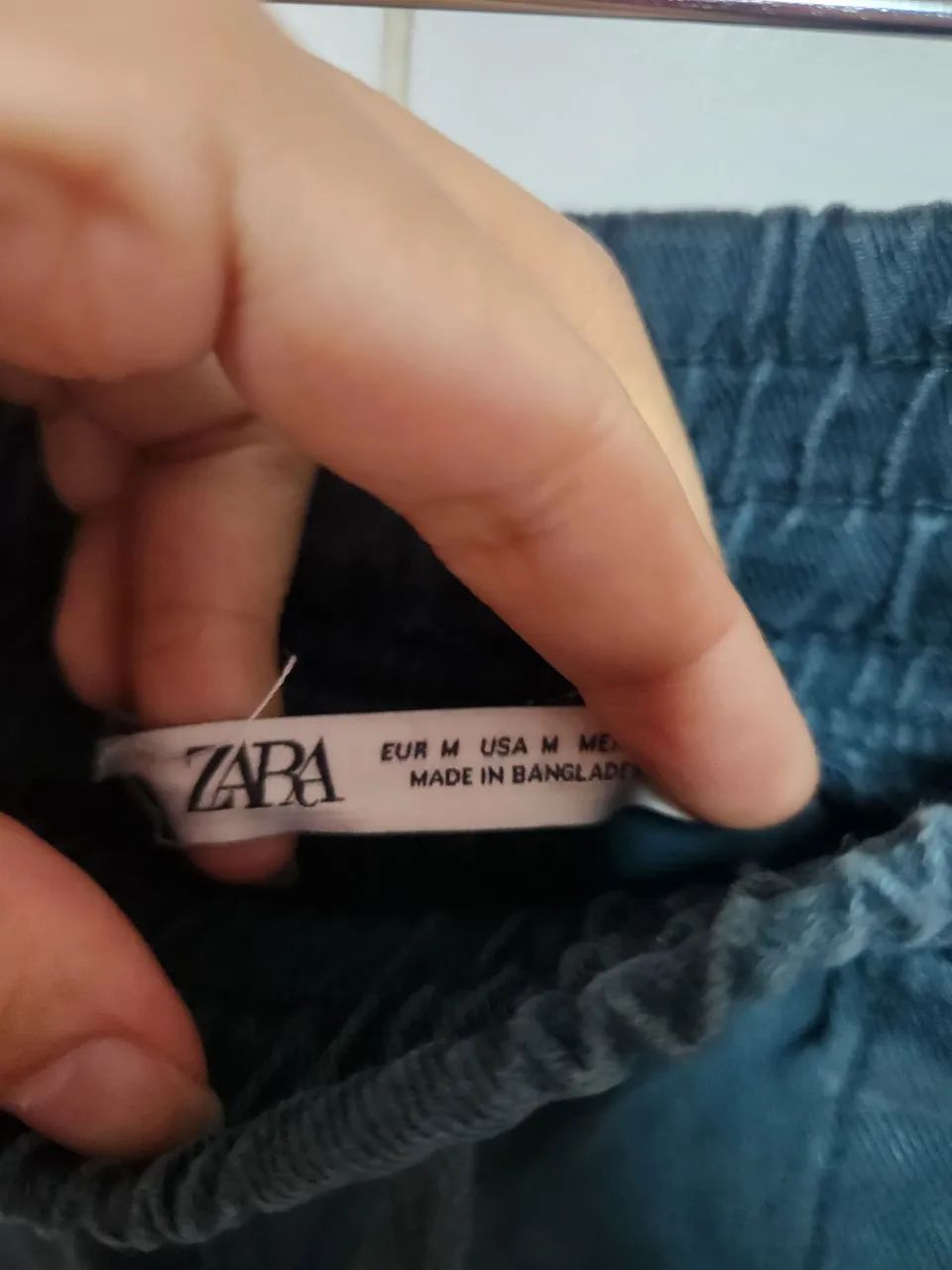 Calça Zara verde reta M - Foto 2