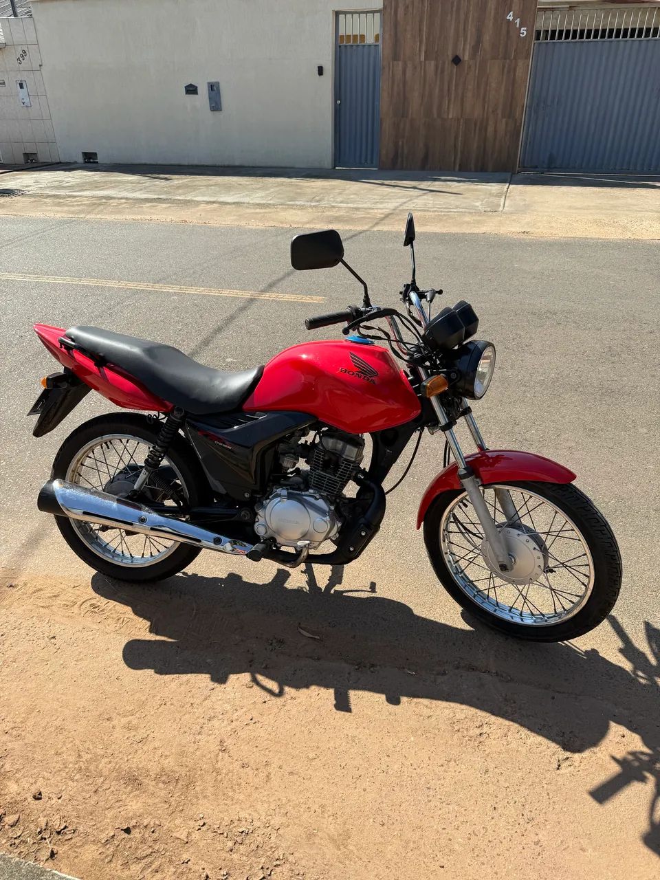 Honda Fan 125 2010 Partida elétrica 