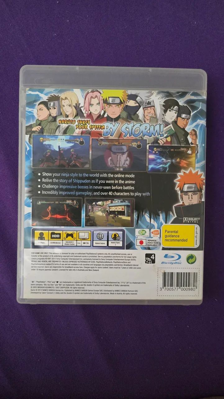 jogo naruto shippuden ultimate ninja storm 2 ps3 - Foto 2