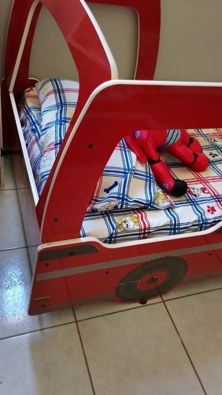 Cama solteiro infantil sem o colchão  - Foto 2