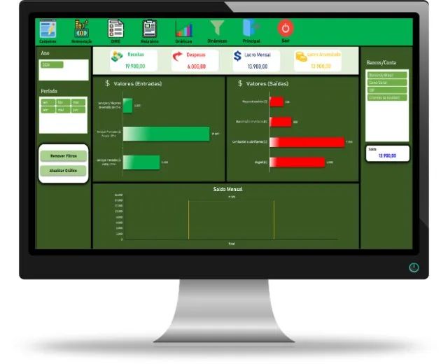 Planilha Controle Financeiro MEI Caminhoneiro