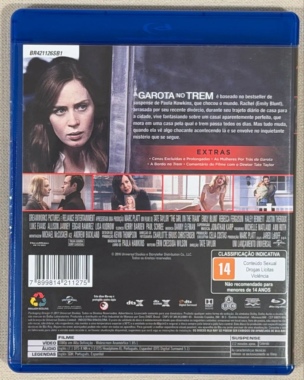 BLU-RAY A GAROTA NO TREM (ORIGINAL) - Foto 2
