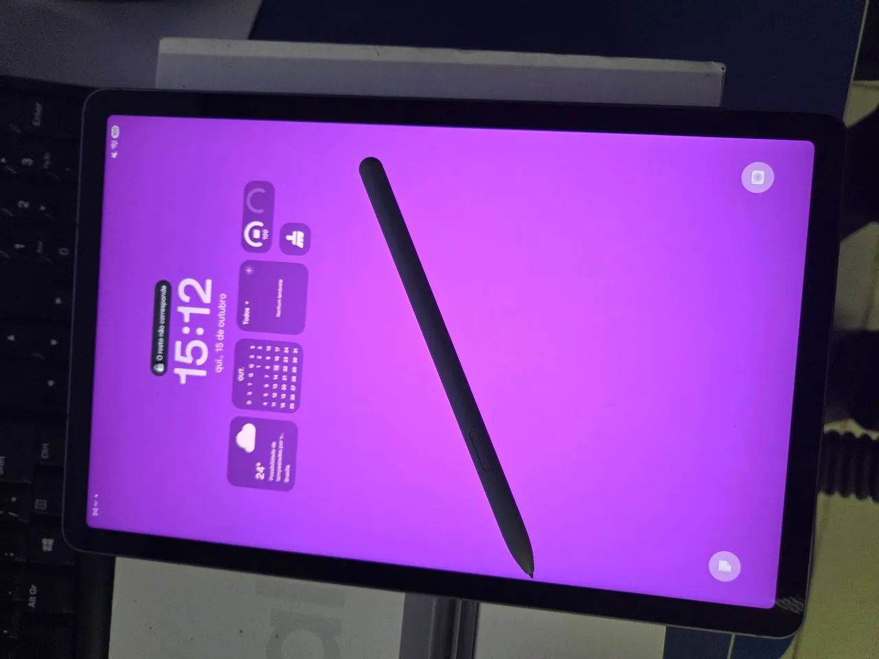 Tablet Samsung S9 FE na caixa - Foto 2
