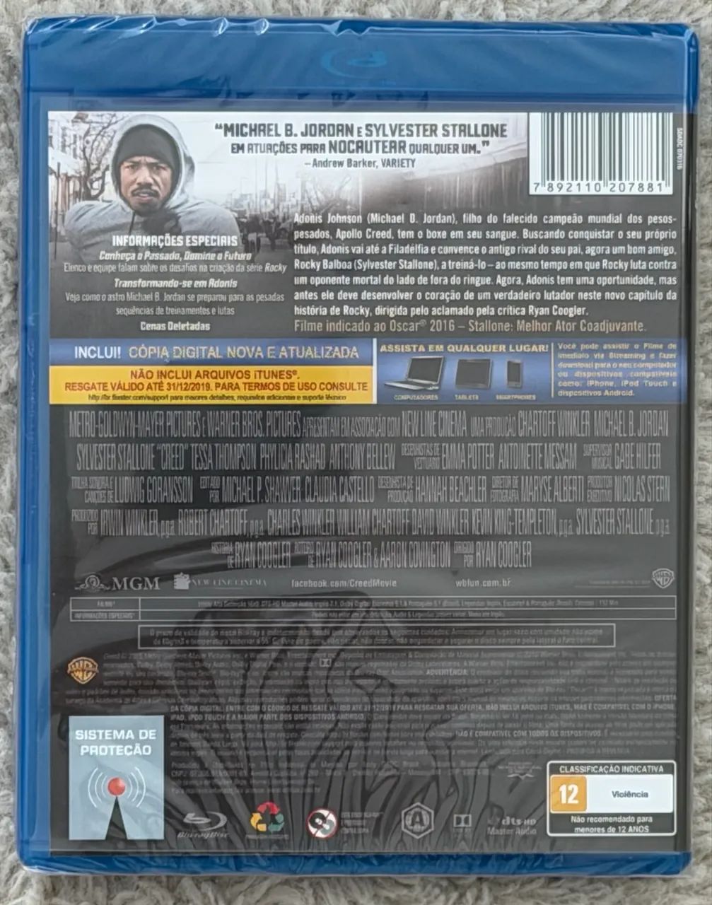 Blu Ray CREED - Nascido para lutar (original e lacrado) - Foto 2