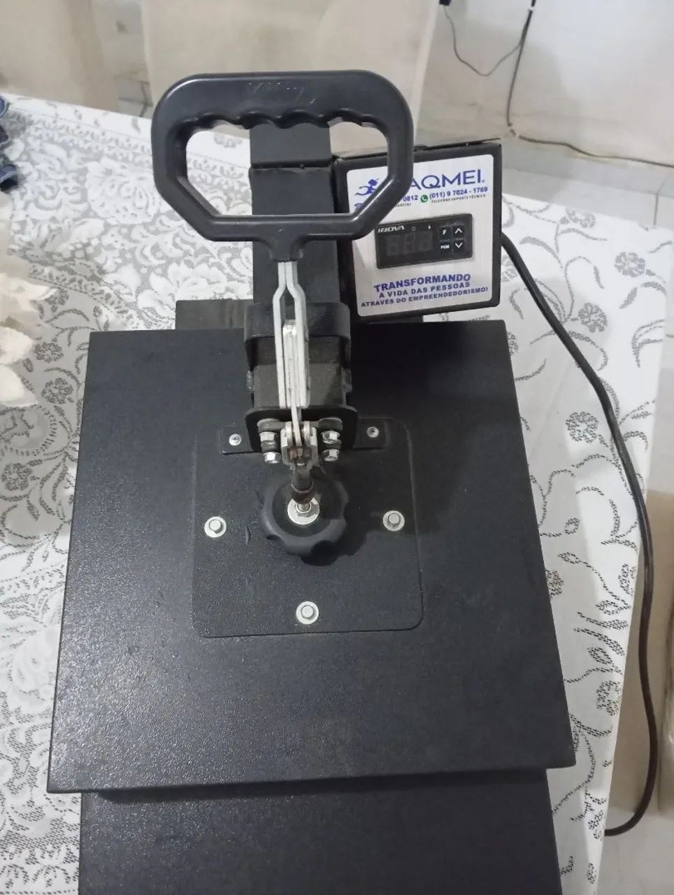 Prensa Térmica para sublimação MaqMei 38x38 cm - Foto 2