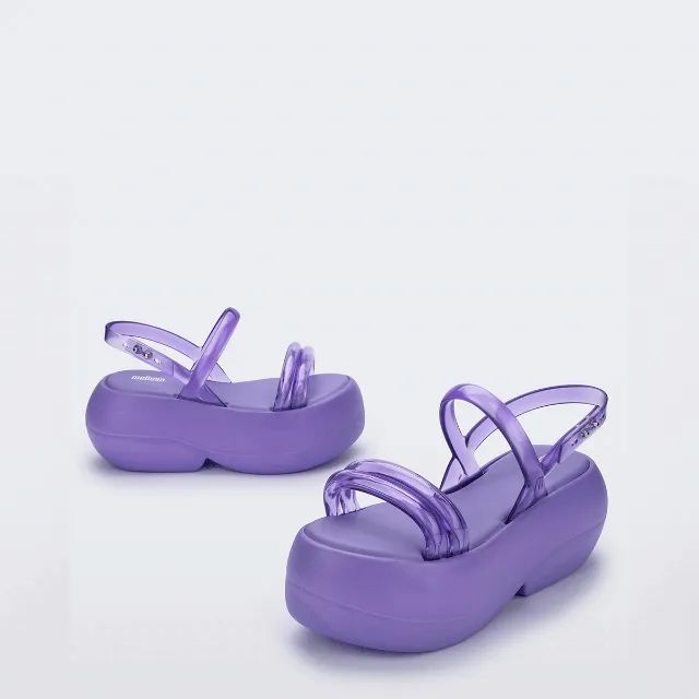 Melissa Airbubble Platform Lilás - Foto 4