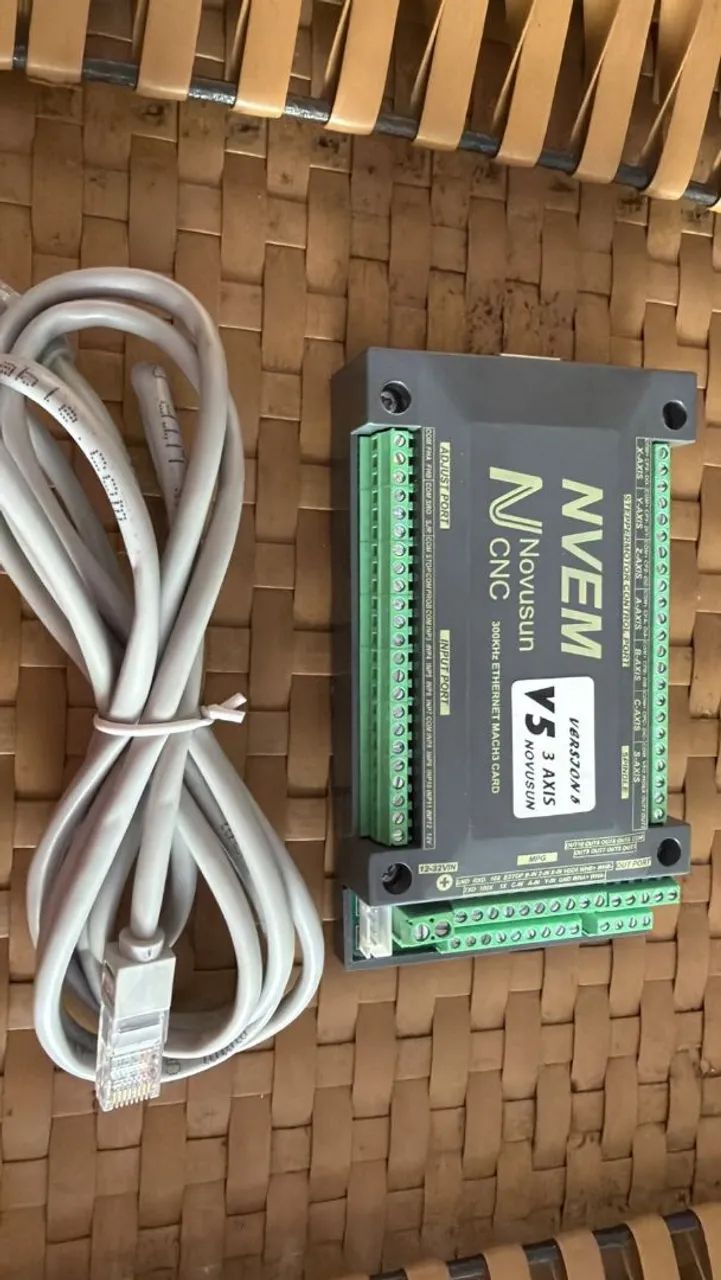 controladora de movimento CNC NVEM V5 da Novus