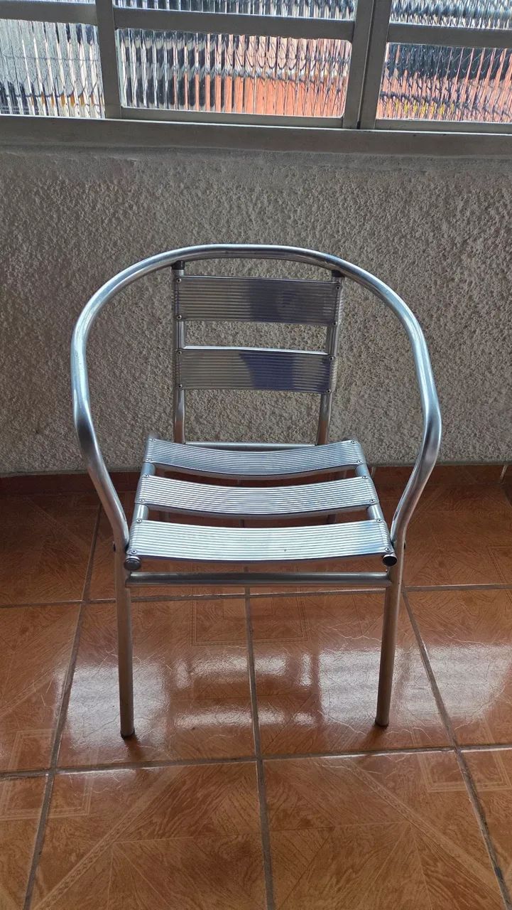 Cadeira alumínio