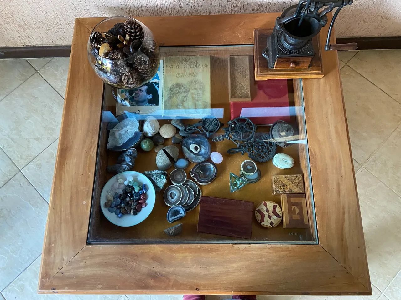 Mesa de centro - madeira maciça - Foto 3