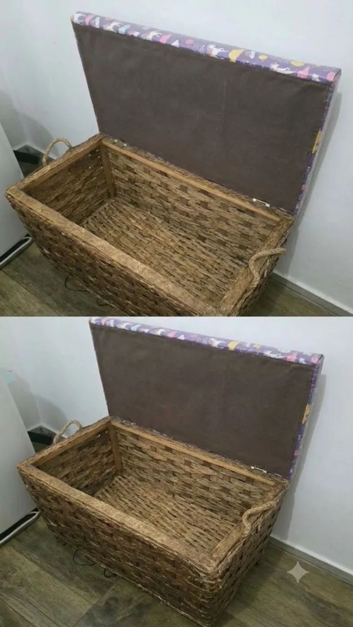Baú infantil com assento acochoado - Foto 3