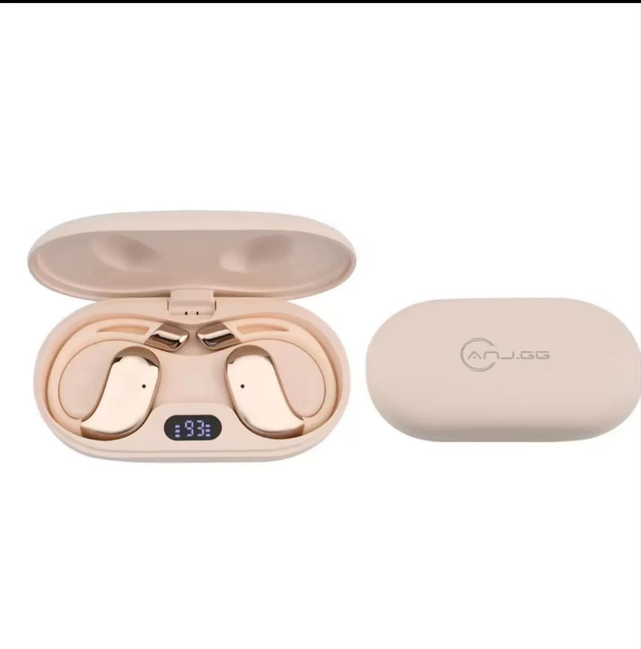 Fone Bluetooth de gancho ideal para prática de exercícios com bateria de até 12h00 - Foto 4