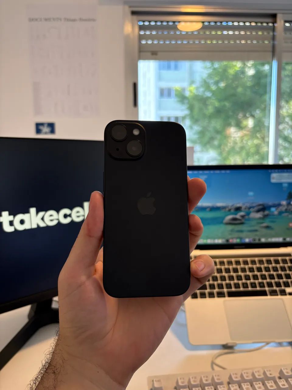 iPhone 15 Seminovo 128GB Preto - Perfeito Estado com Caixa  - Foto 2