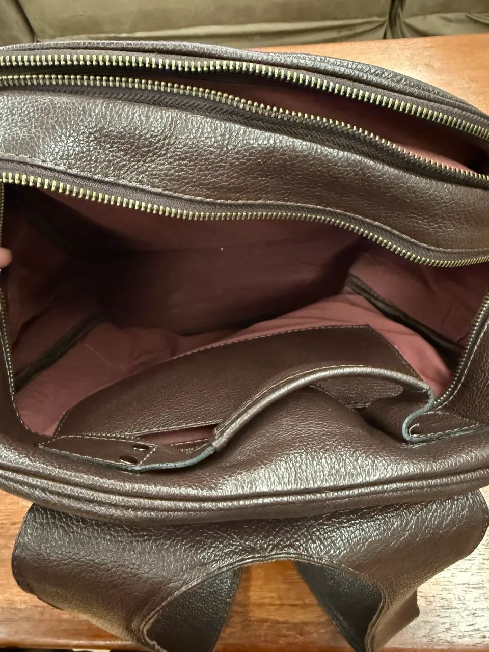 Mochila de couro  - Foto 5