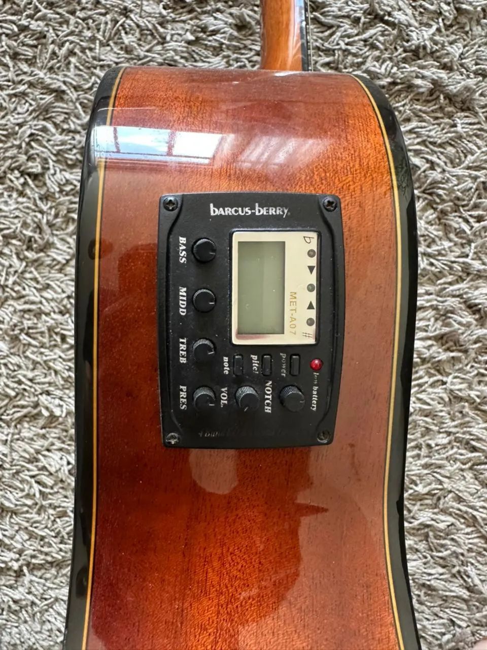 violão elétrico nylon washburn C5CE - Foto 4