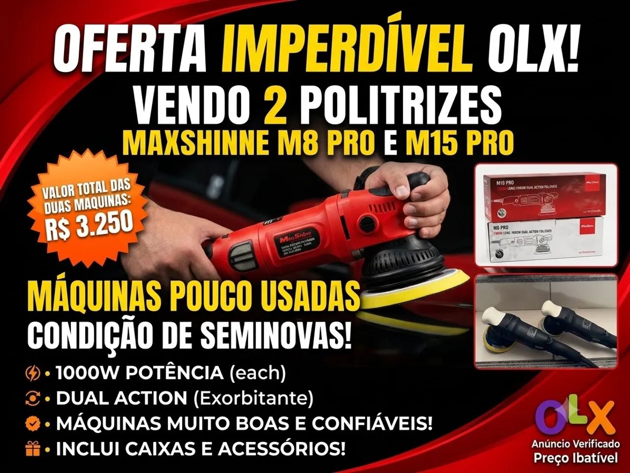 Politriz roto orbital - Maxshine 
