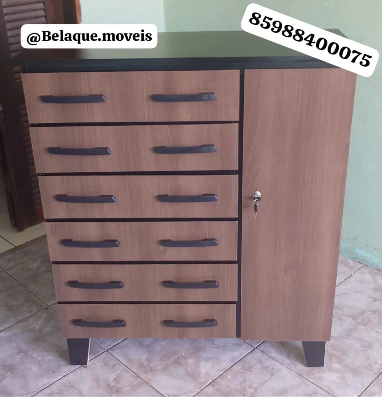 Cômoda 6 gavetas com sapateira - Foto 2