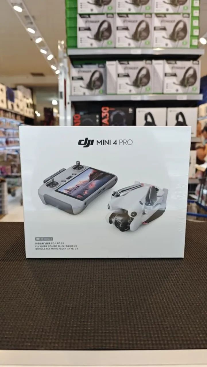 Drone DJI Mini 4 Pro Flymore Combo Plus RC2 (Tela)