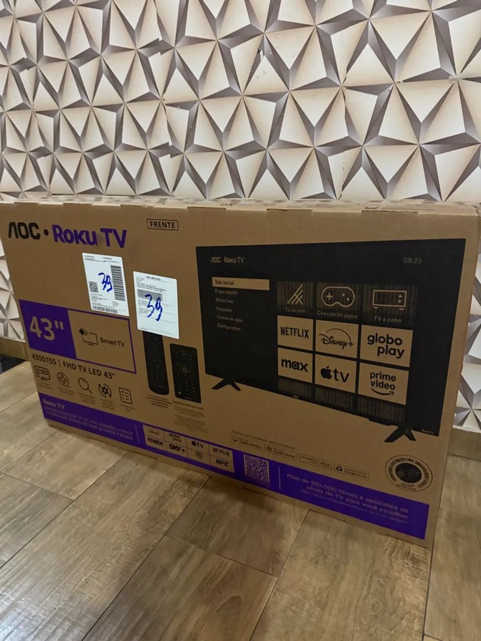 Smart Tv Led AOC 43 Polegadas | Nova | Lacrada 