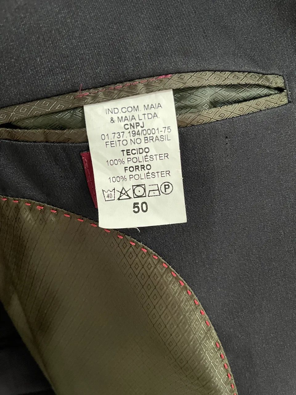 Terno e calça preto slim Novo 50/44  - Foto 5