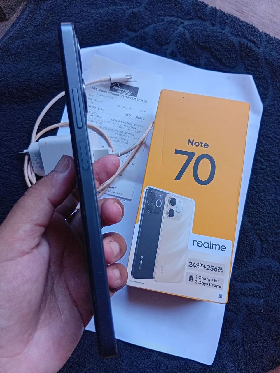 Realmente note 70 com nota fiscal 2 mês de uso 800 - Foto 4