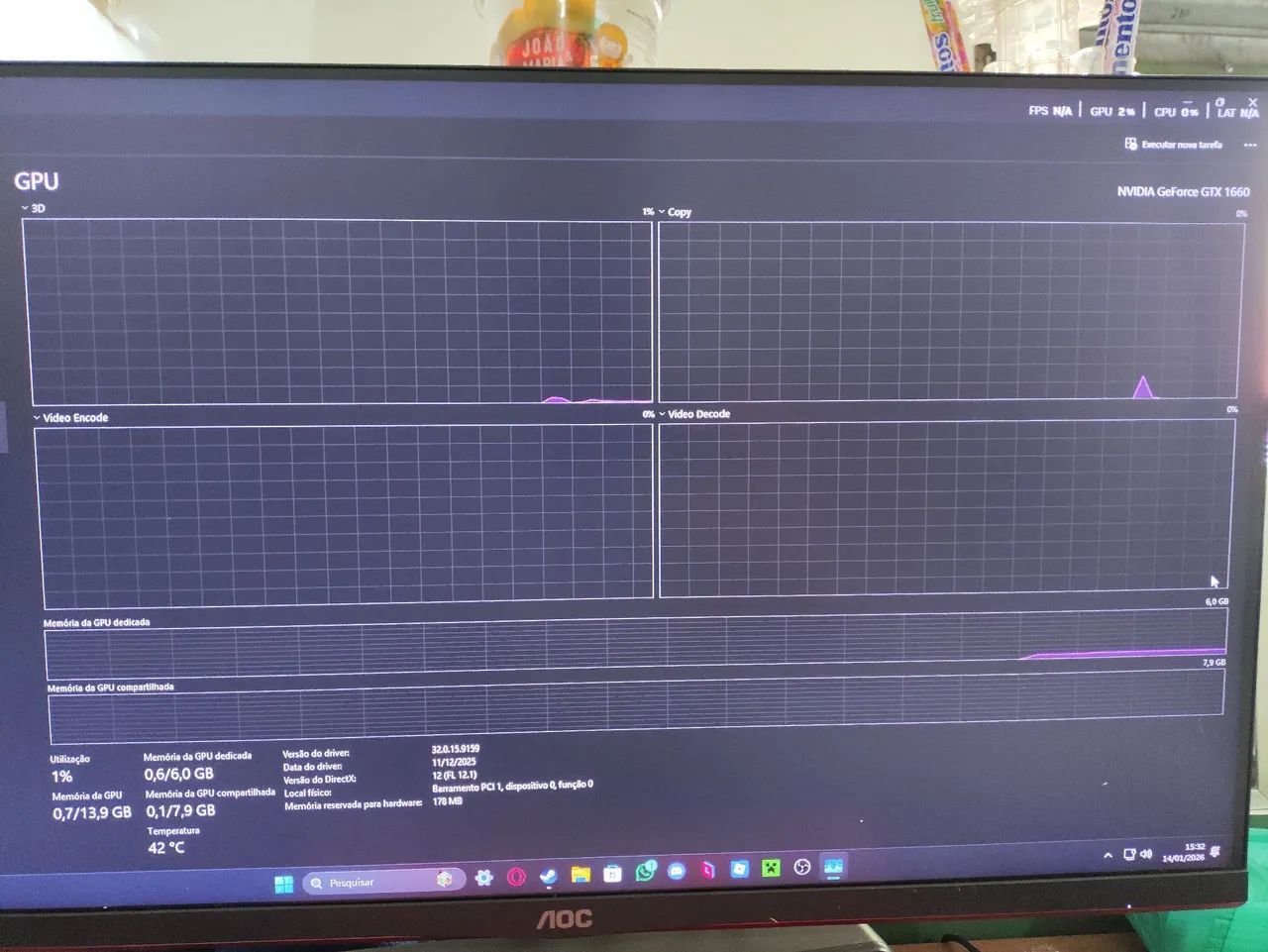 GTX  1660 6GB - Foto 3