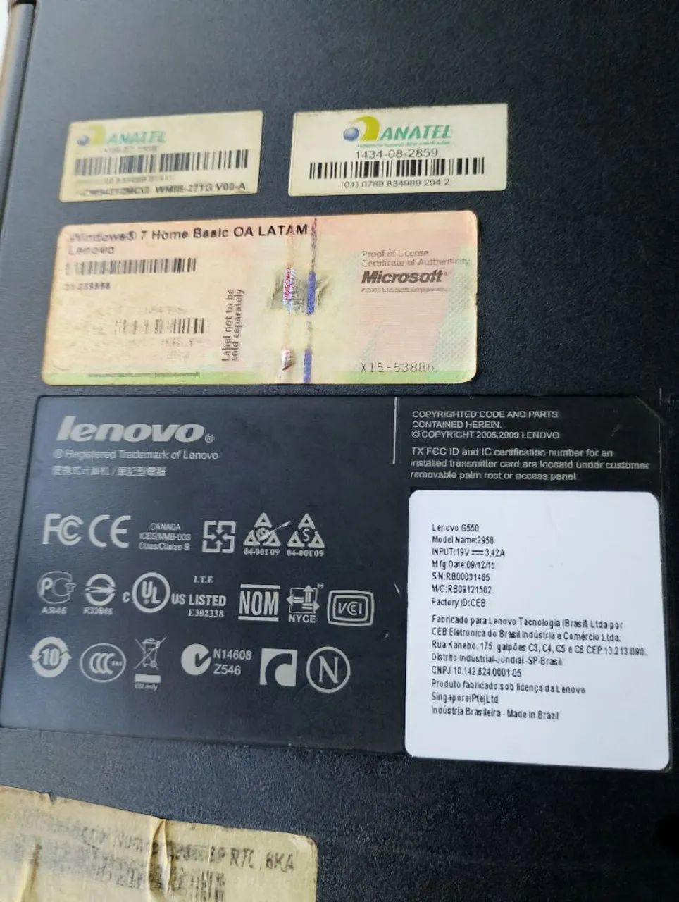 Notebook Lenovo G.550 funcionando - Foto 4