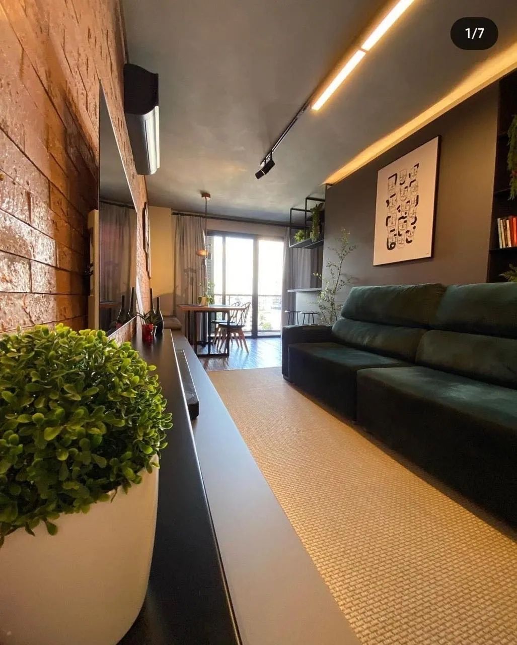 Apartamento suíte + 1 mobiliado! - Foto 3