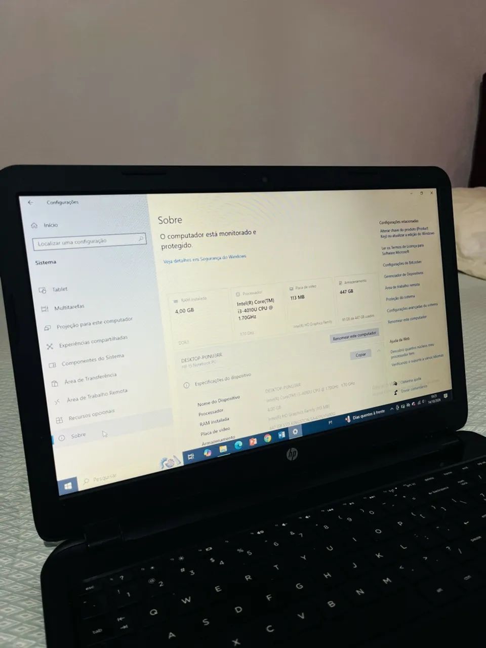 Notebook HP i3 1.70GHz  - Foto 4