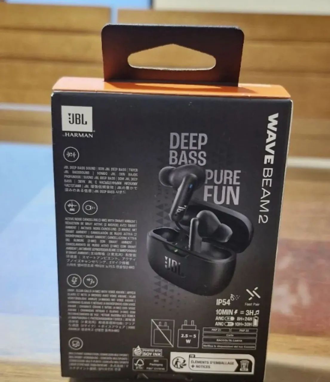 FONE JBL WAVE BEAM 2 ORIGINAL COM MENOS DE 2 MÊSES DE COMPRADO. - Foto 2