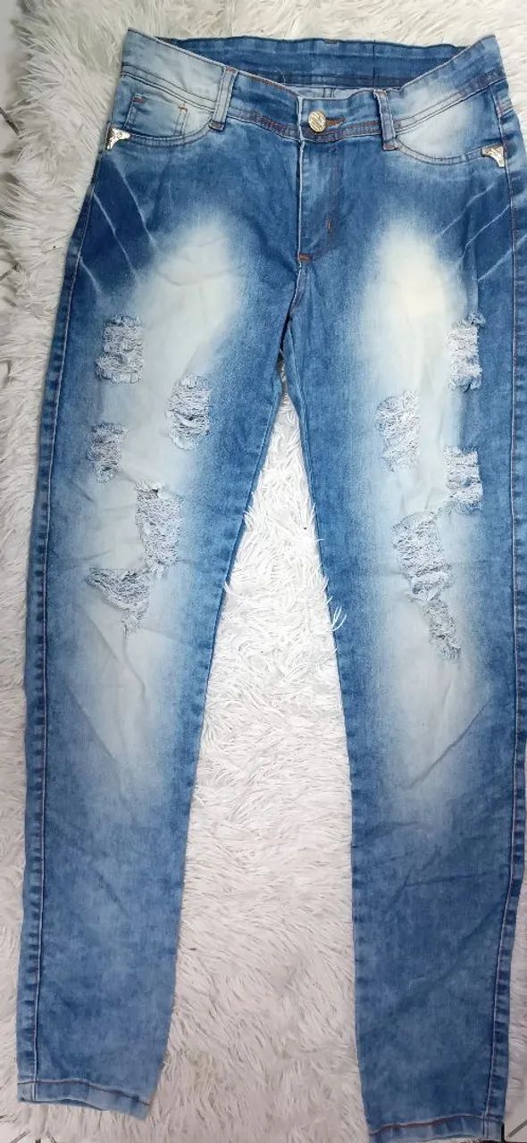 Calça jeans feminina  - Foto 2