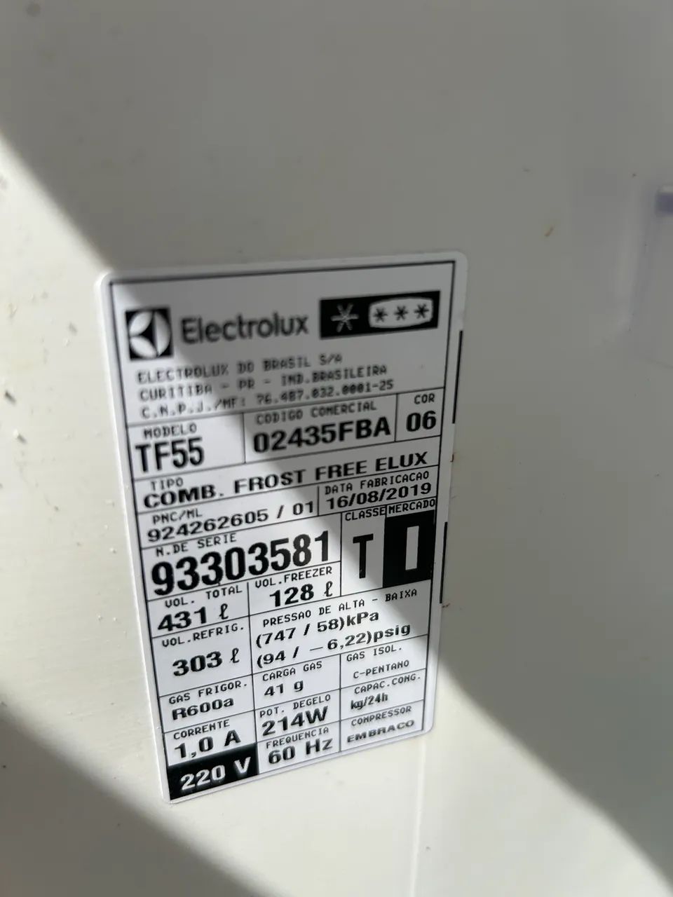 Refrigerador tf55 Eletrolux  - Foto 2