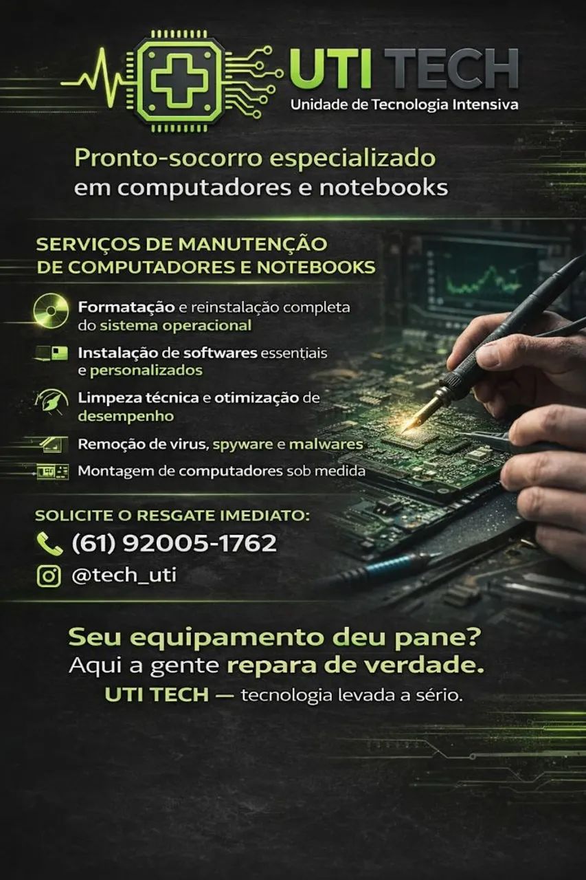 PC lento ou travando? Formatação e manutenção ? Vicente Pires