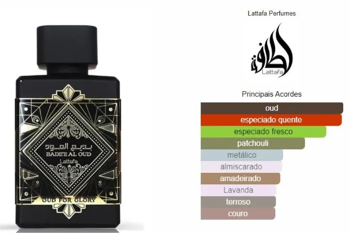 Perfume Bade al Oud for Glory Árabe Lattafa Original - Foto 4