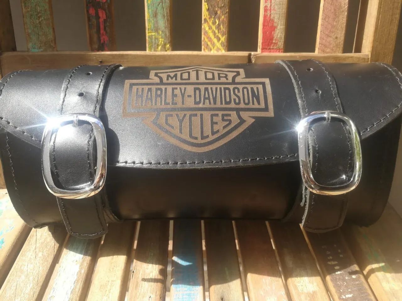 Bolsa de ferramentas Harley Davidson.