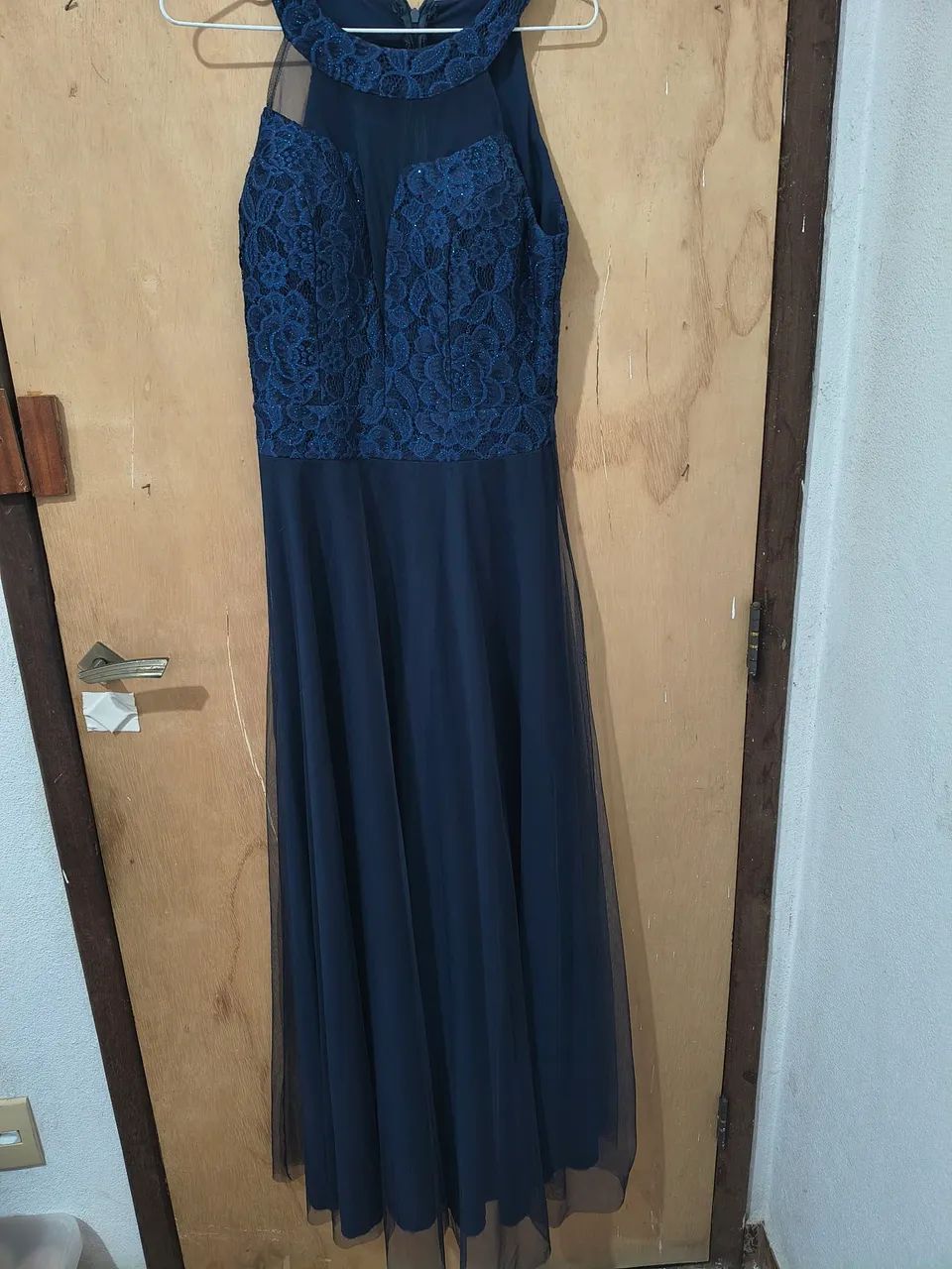 Vestido de Festa Azul Marinho - Foto 5