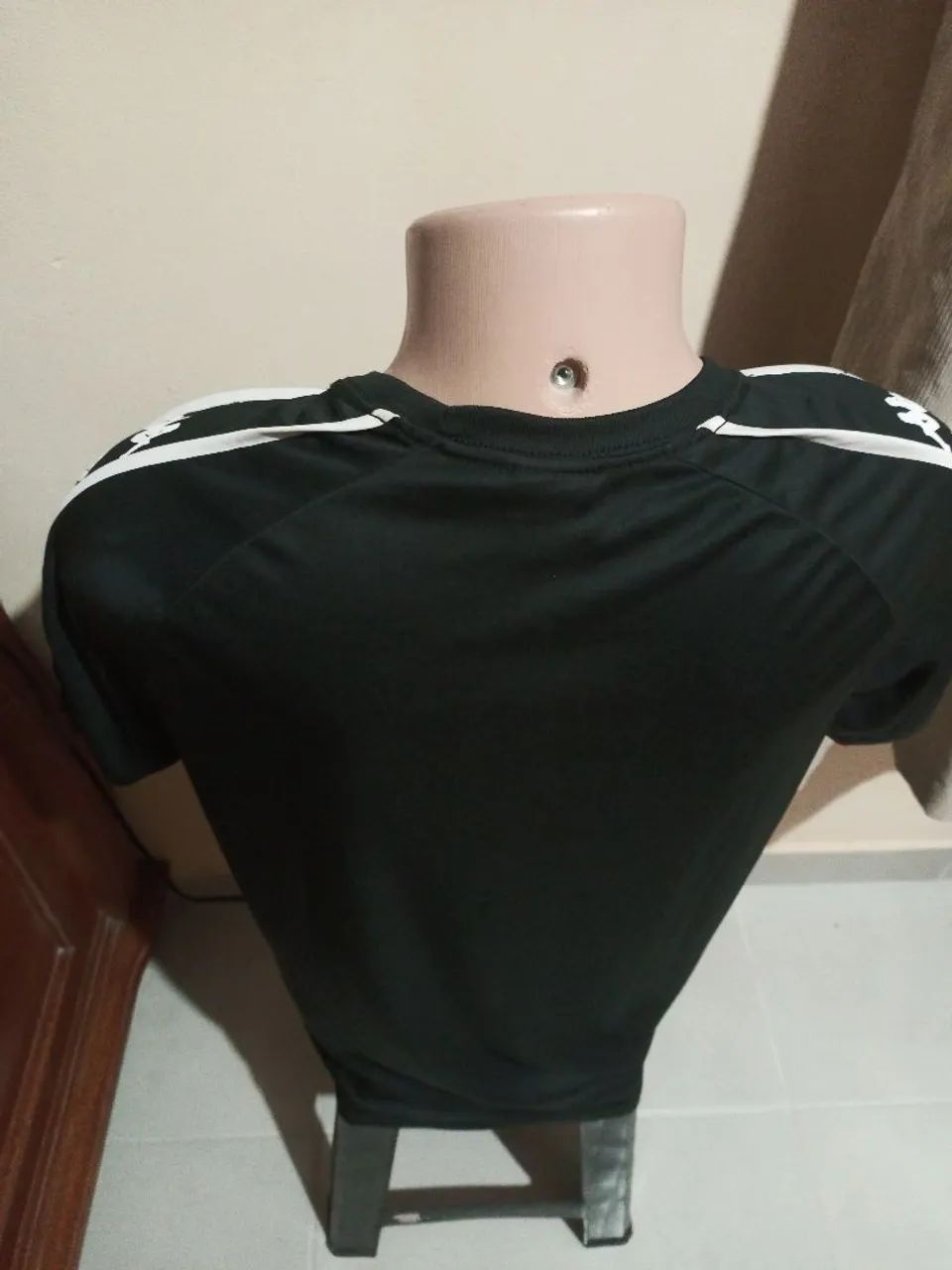 CAMISA VASCO/KAPPA/Supporter Cruz de Malta/preta - Foto 2