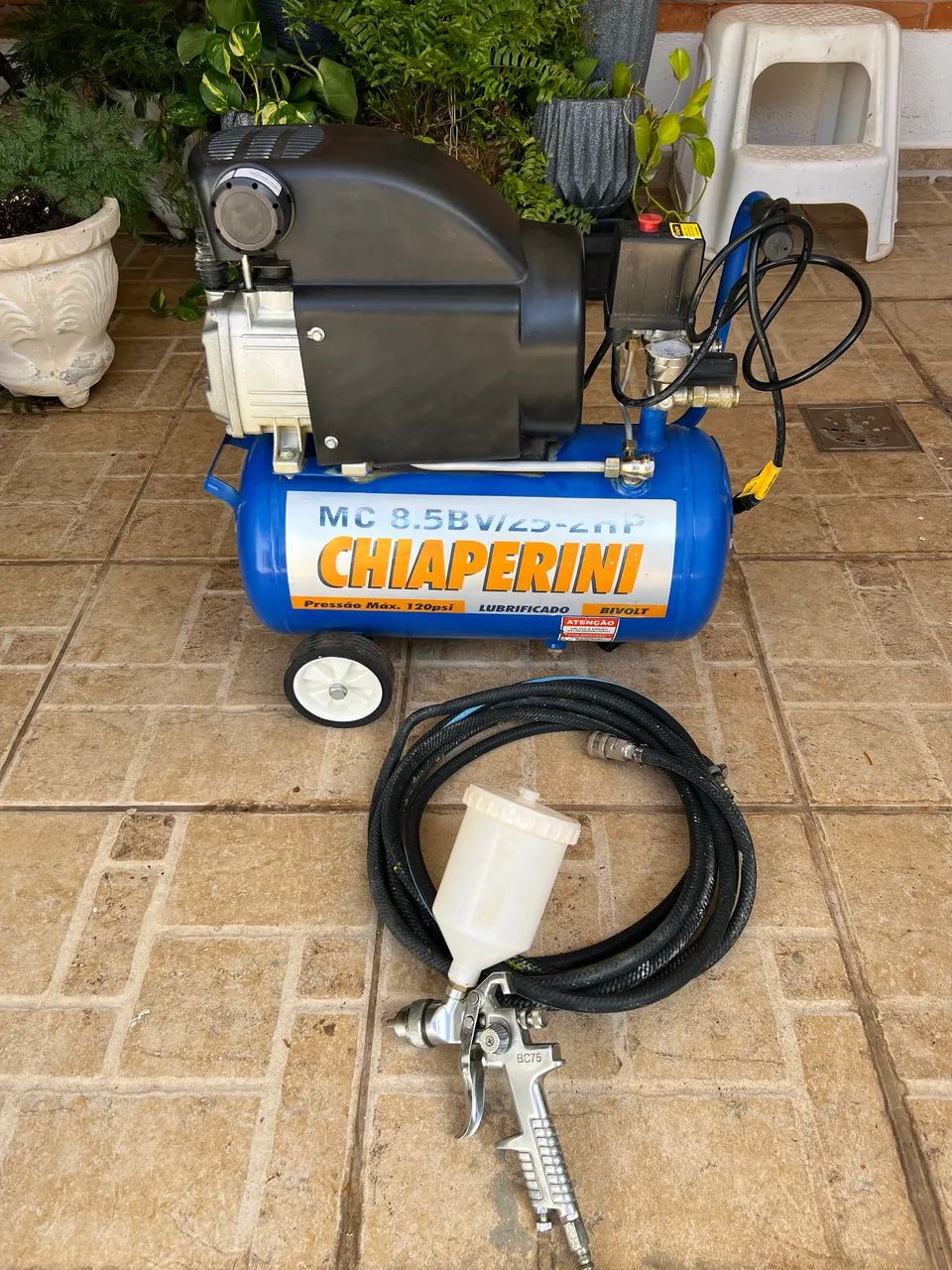 Motocompressor de ar Chiaperini - Foto 3