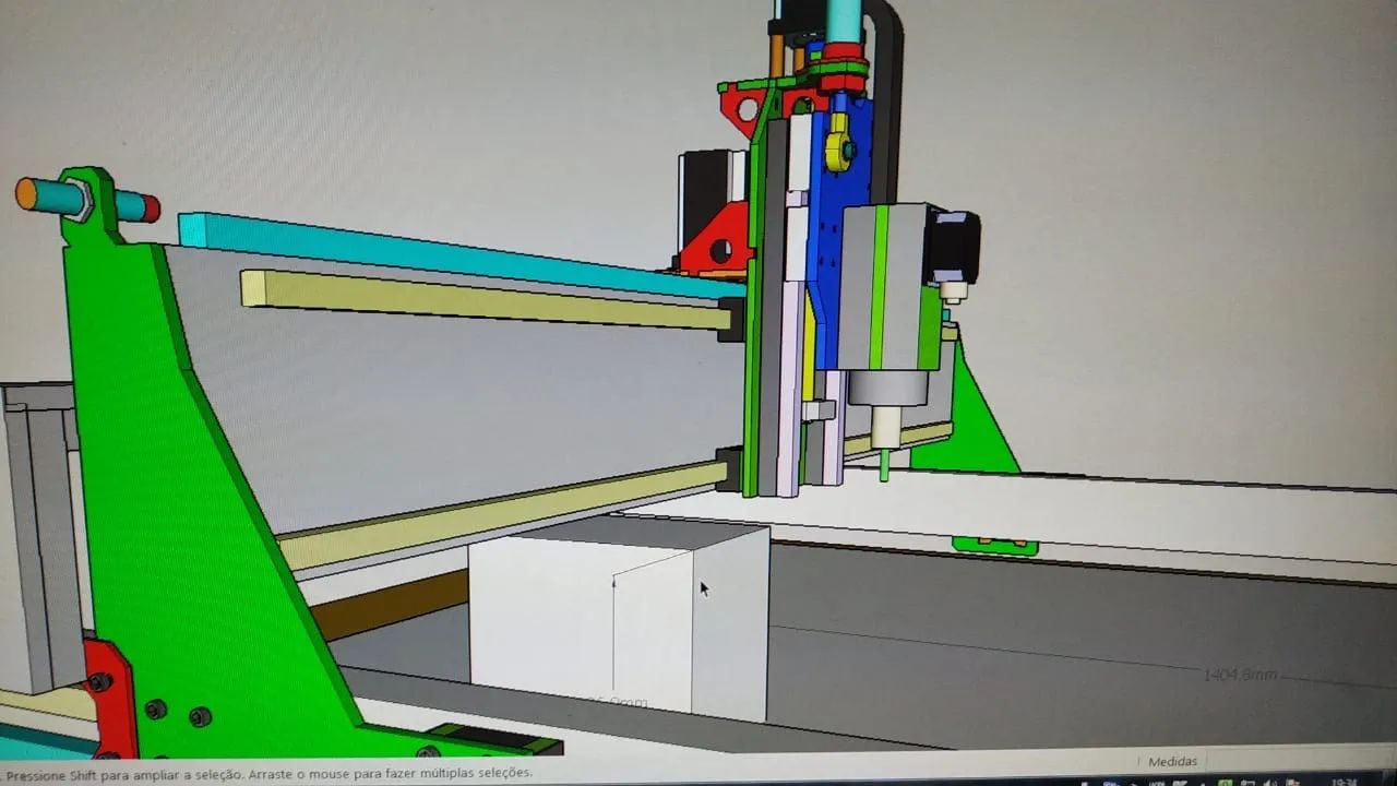 Router CNC spindle 3cv + inversor - Foto 4