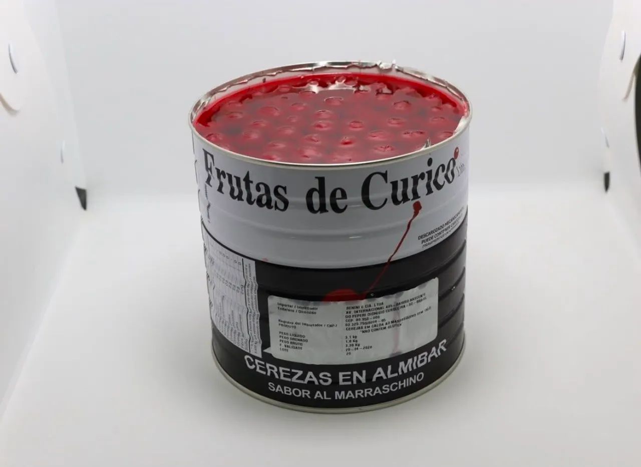 Cereja em calda com e sem talo - Foto 3